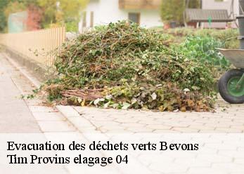 Evacuation des déchets verts  bevons-04200 Tim Provins elagage 04