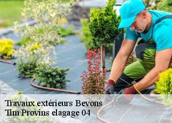 Travaux extérieurs  bevons-04200 Tim Provins elagage 04