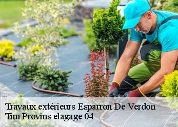 Travaux extérieurs  esparron-de-verdon-04550 Tim Provins elagage 04